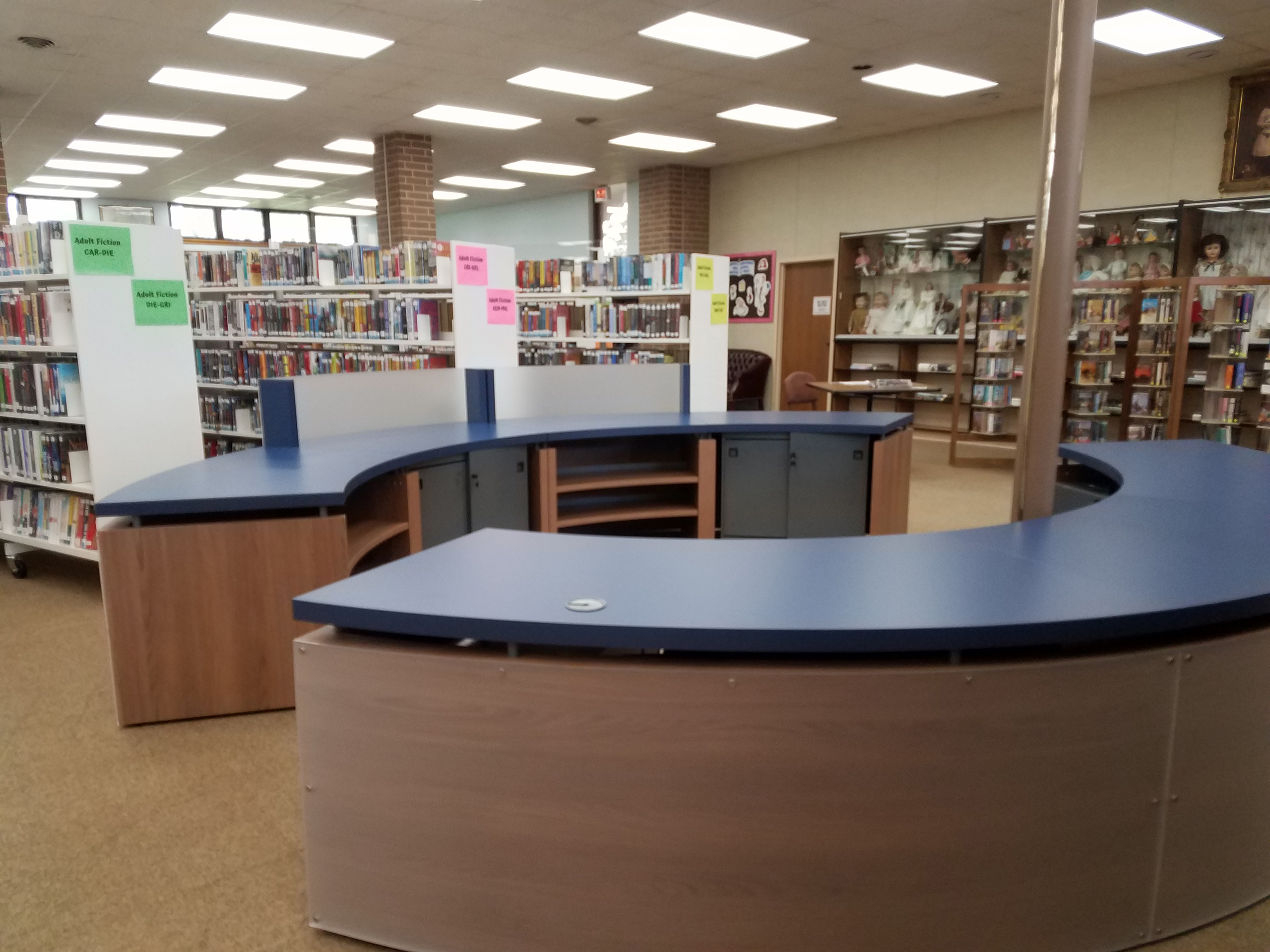 Modern library desk
