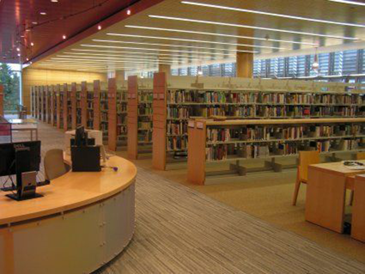 Library information desk